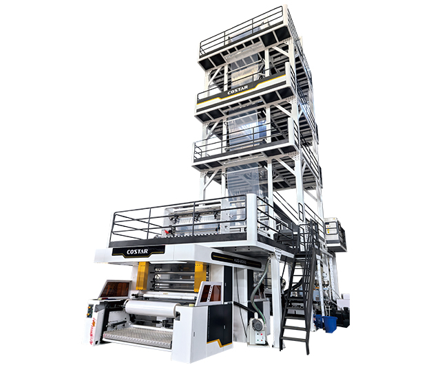 3-layer co-extrusion blown film machine