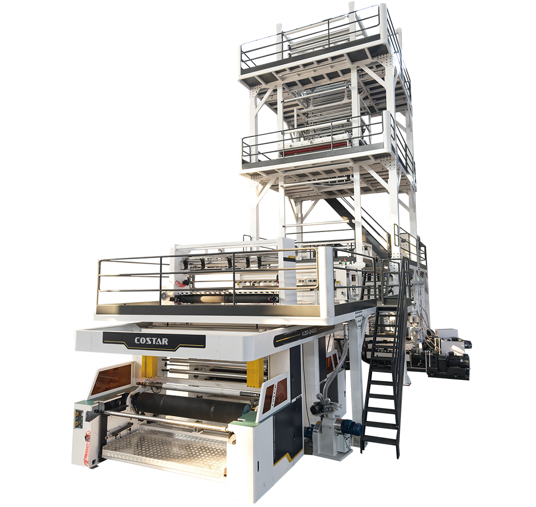 5-layer co-extrusion blown film machine