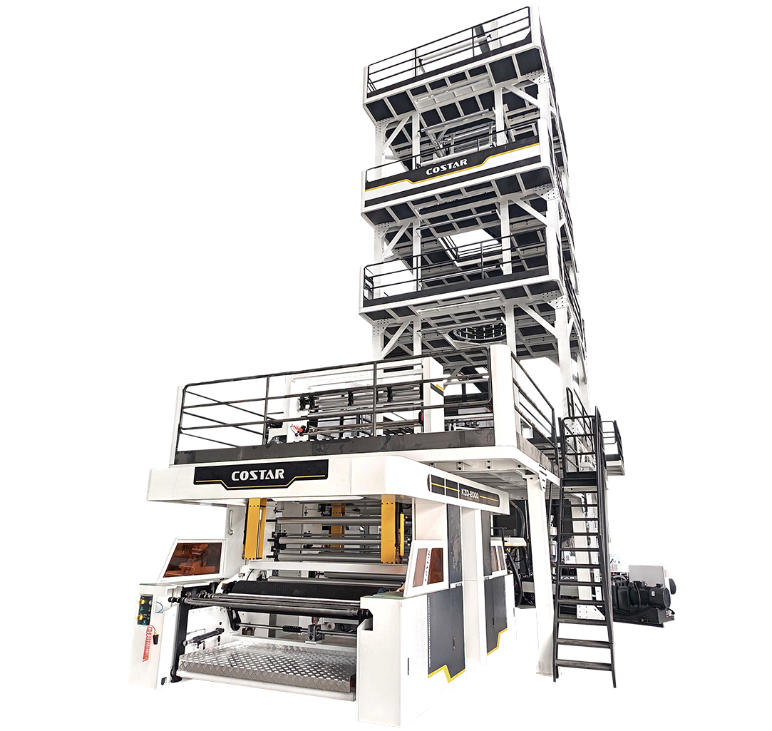 9-layer co-extrusion blown film machine